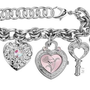 Guess charm bracelet watch